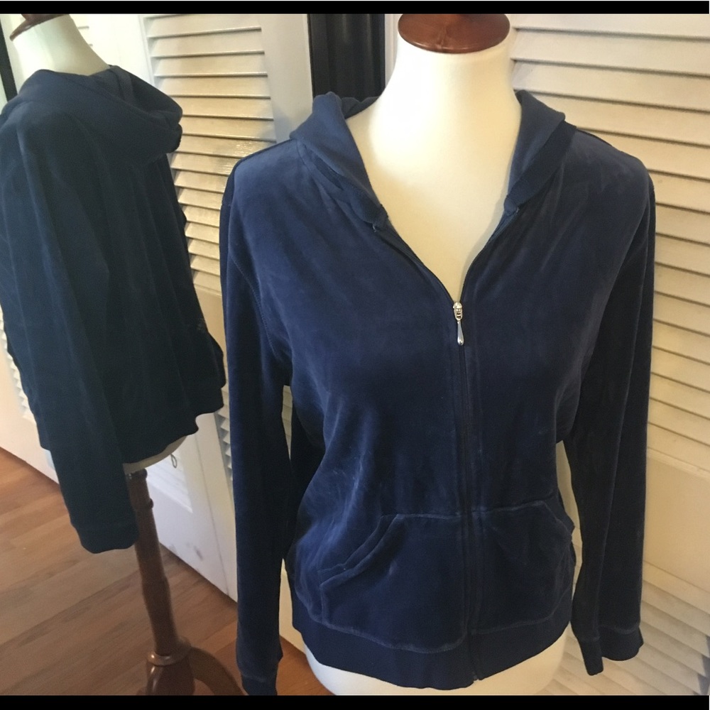 Blue hoodie
